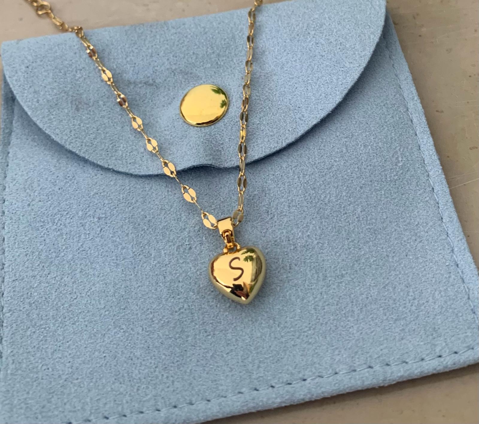 Collana cuore oro inciso®