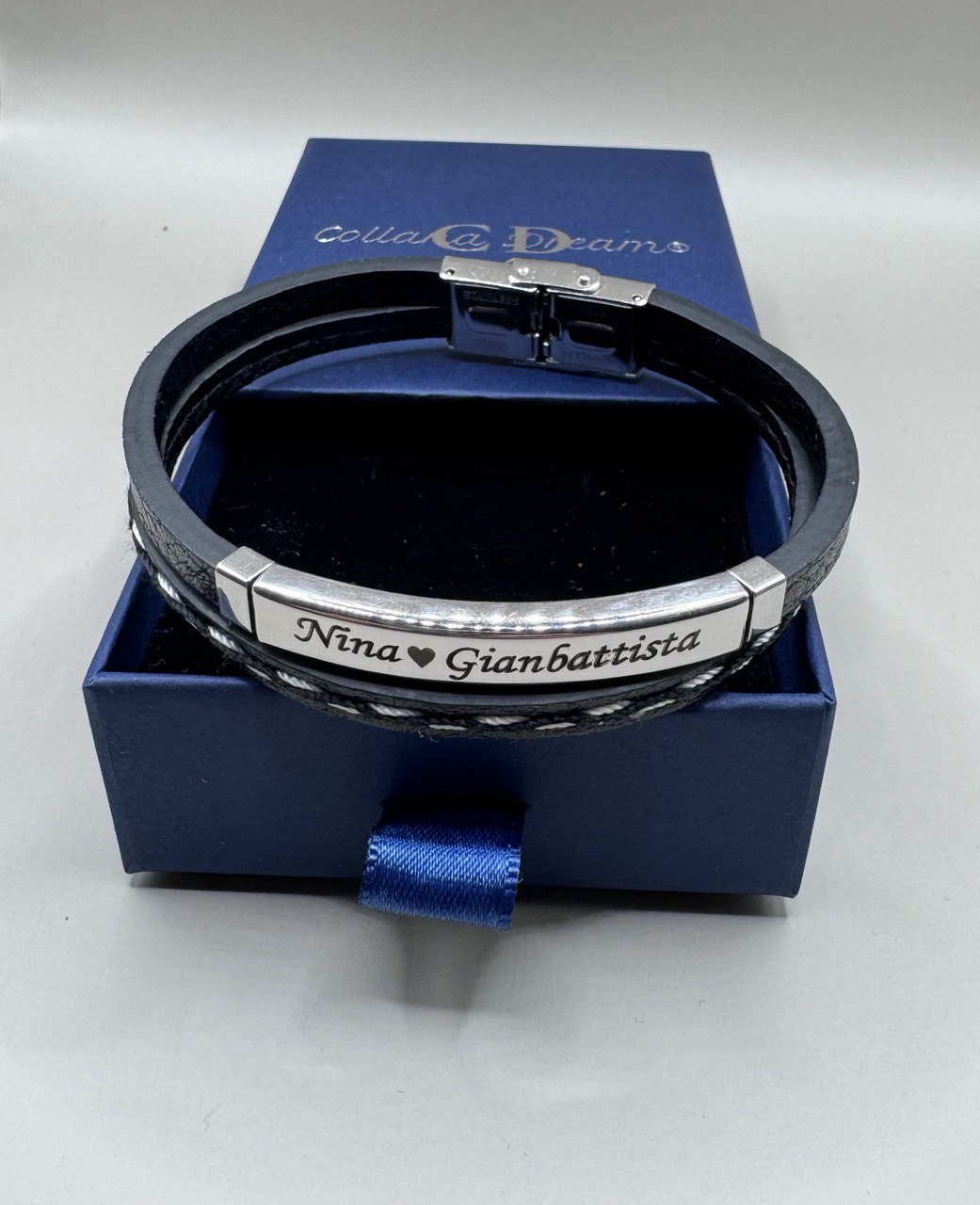 Bracciale in pelle personalizzato®