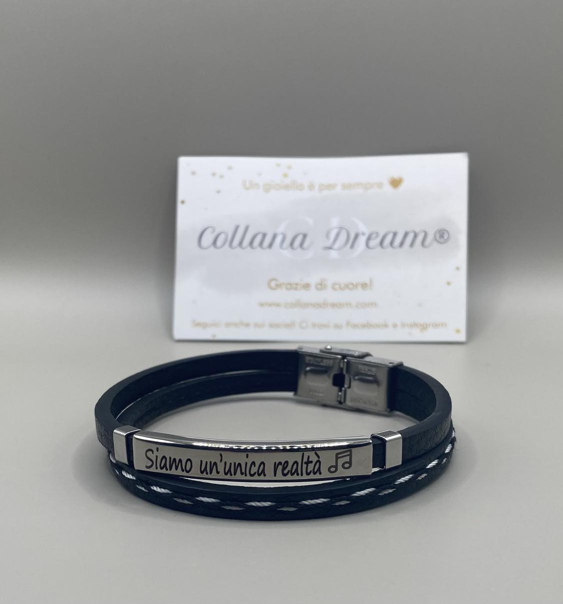 Bracciale in pelle personalizzato®