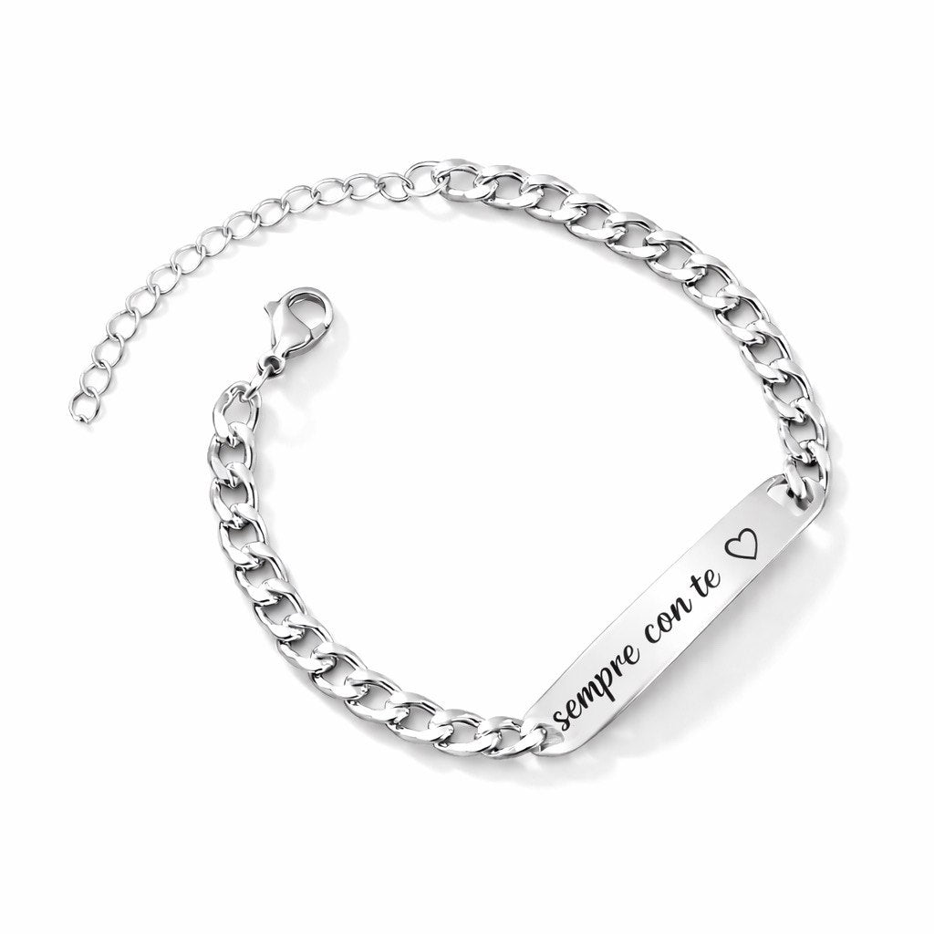 Bracciale in Acciaio Personalizzato
