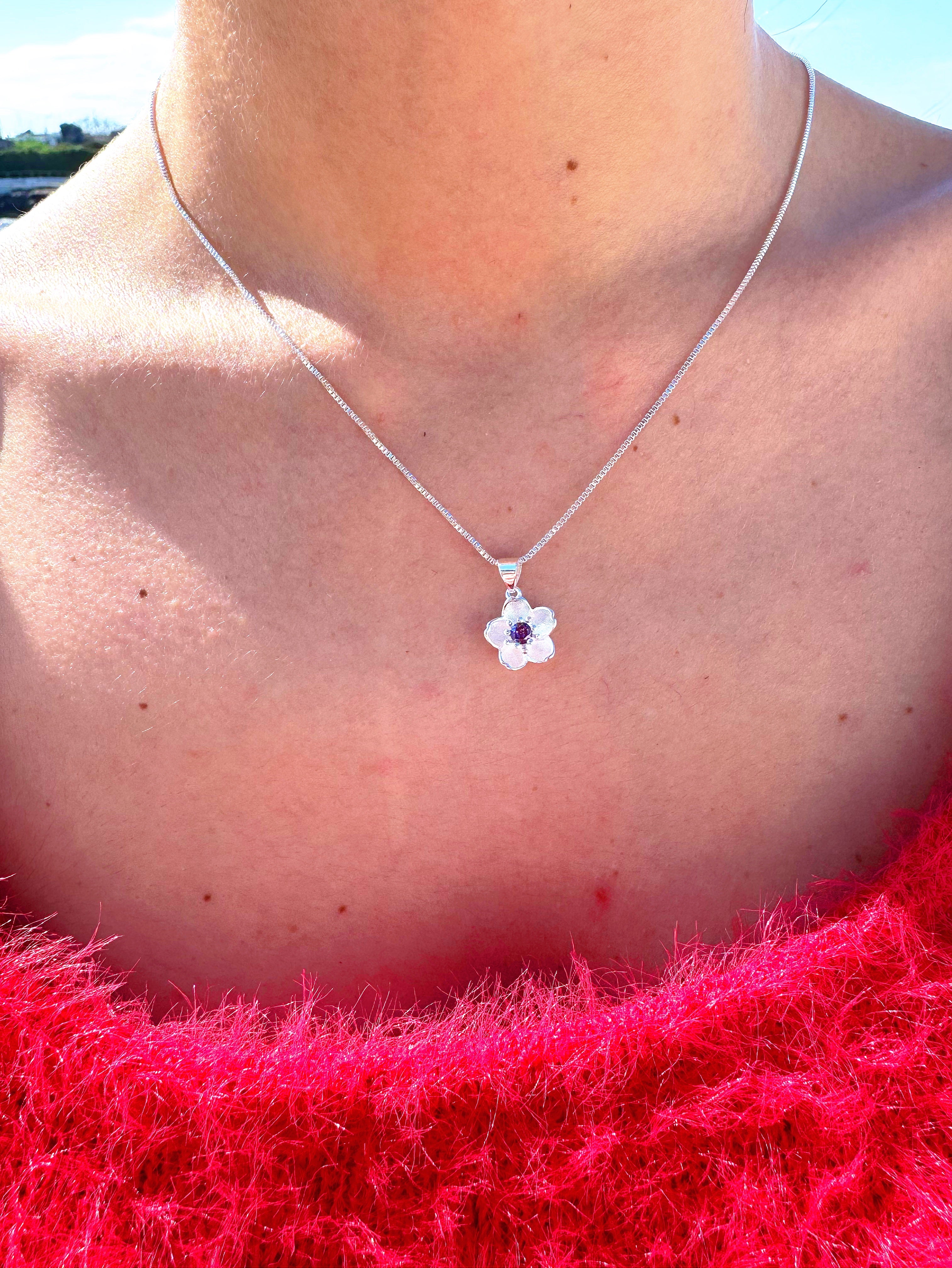 Collana fiore di pesco®