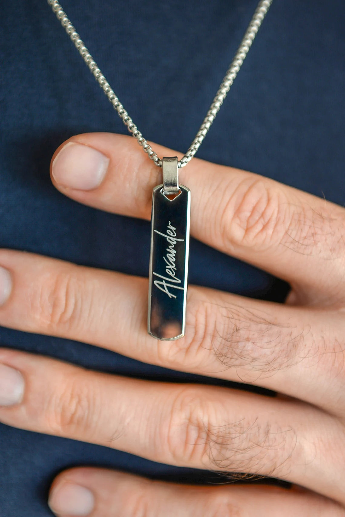 Collana personalizzata per uomo