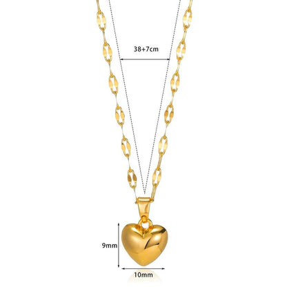 Collana cuore oro inciso®