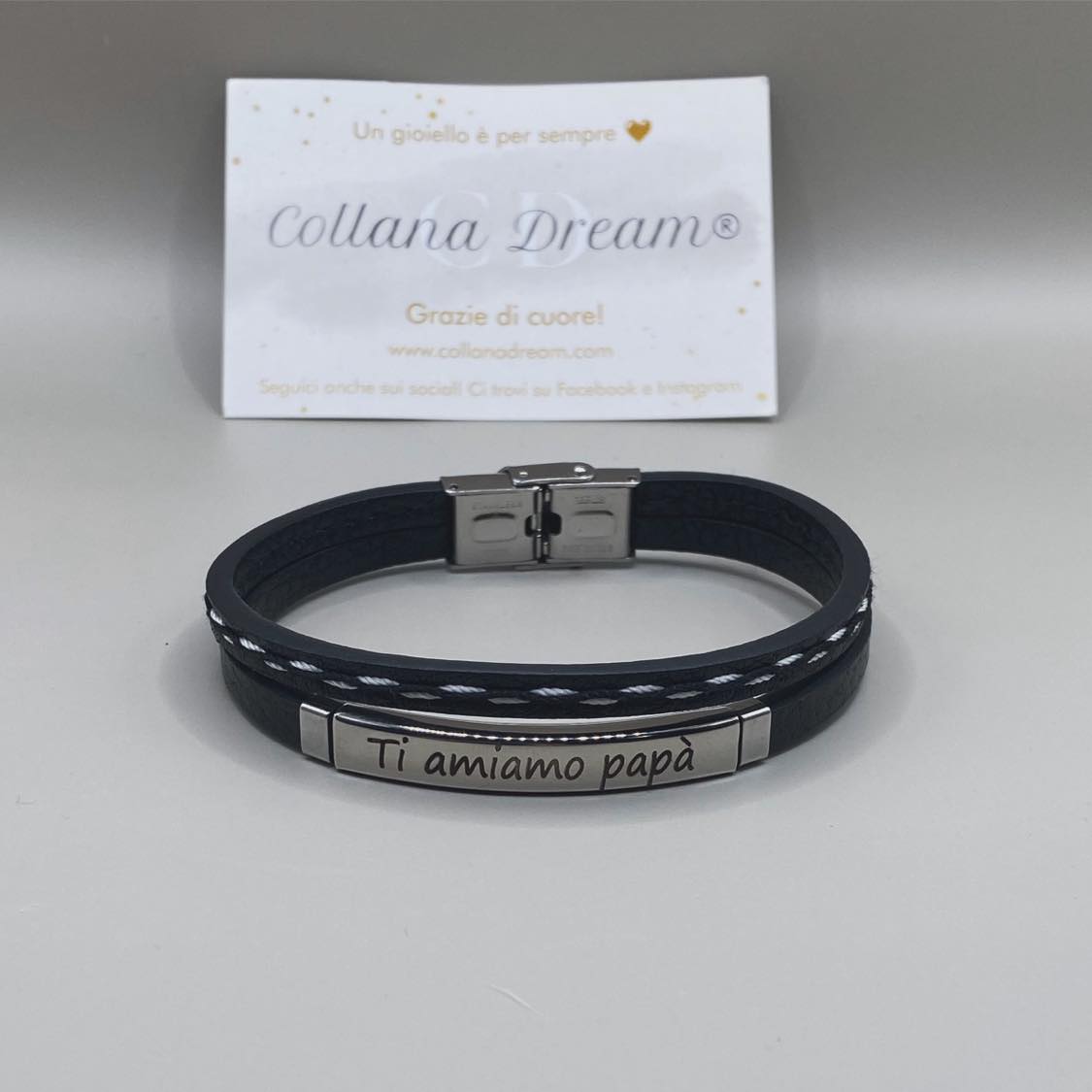 Bracciale in pelle personalizzato®