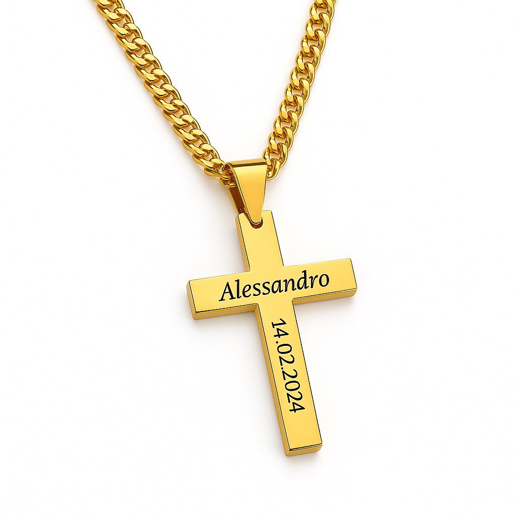 Collana Croce Personalizzabile