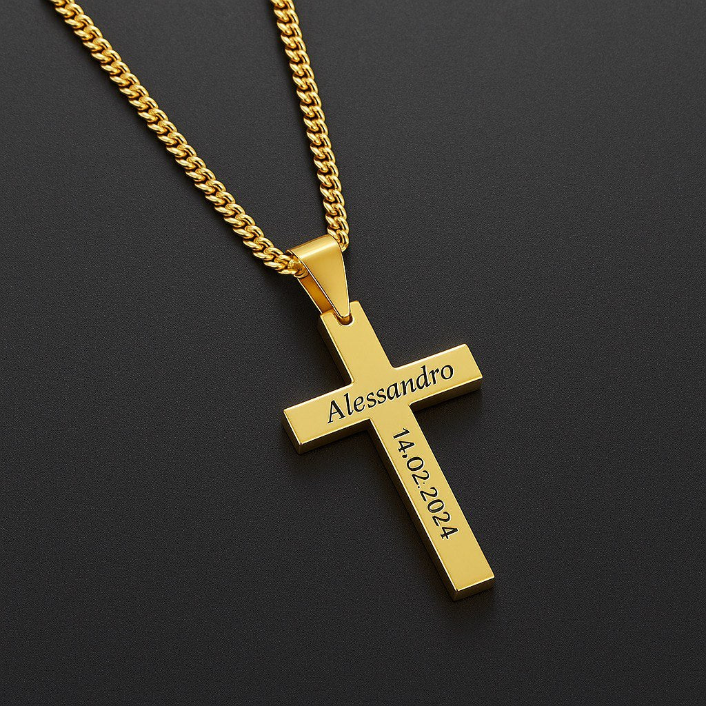 Collana Croce Personalizzabile