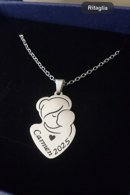 Collana Cuore Mamma e Bimbo