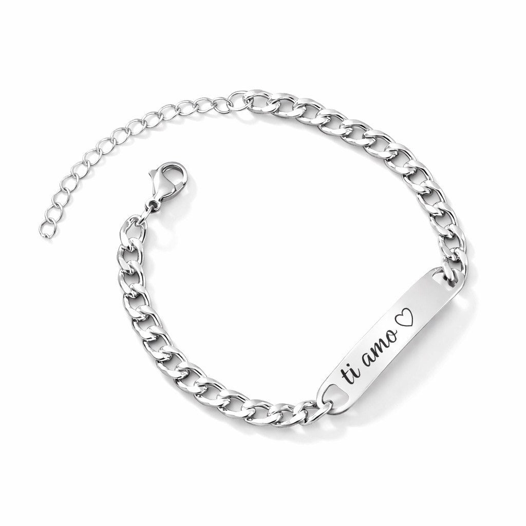 Bracciale in Acciaio Personalizzato