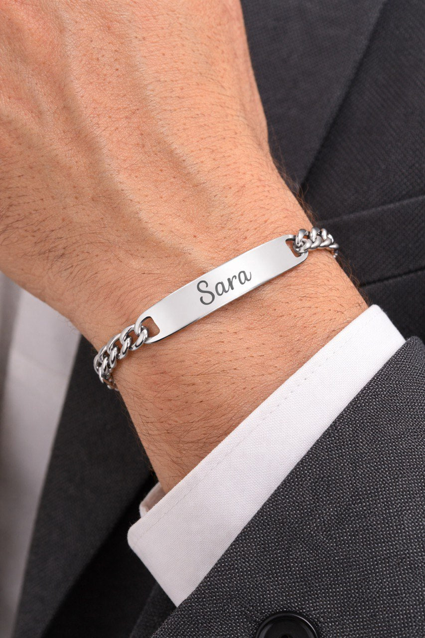 Bracciale in Acciaio Personalizzato