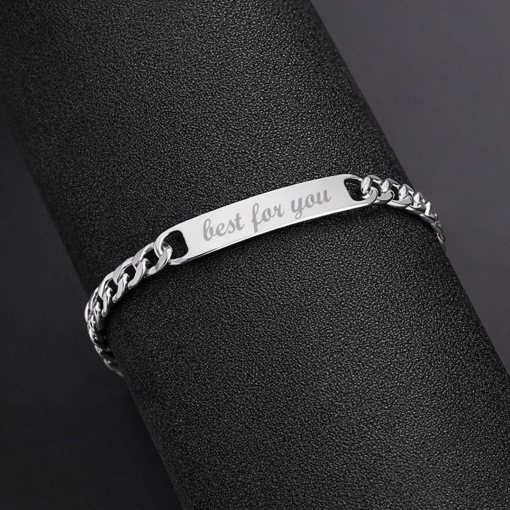 Bracciale in Acciaio Personalizzato