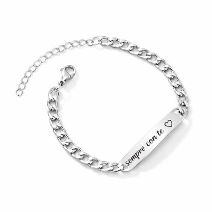 Bracciale in Acciaio Personalizzato
