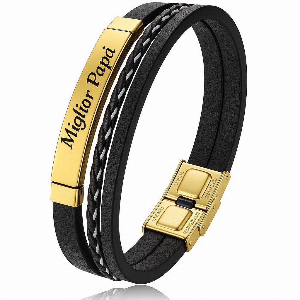 Bracciale in pelle personalizzato®