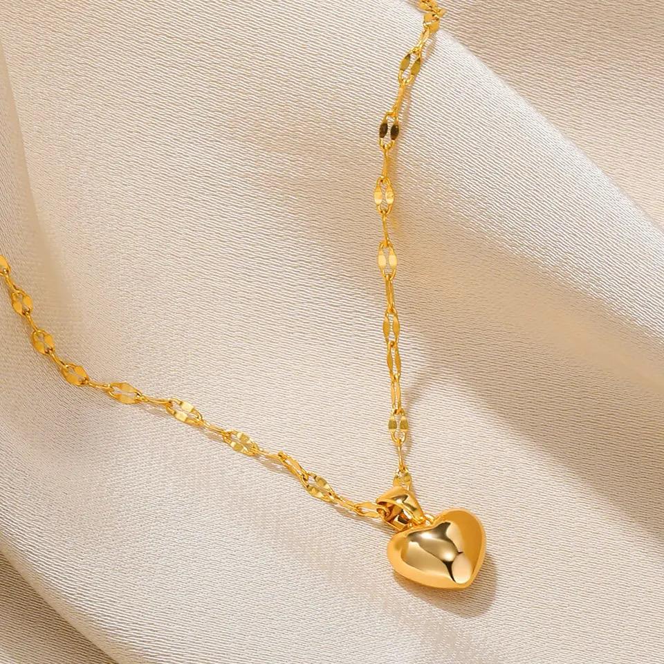 Collana cuore oro inciso®
