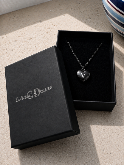 Collana a Cuore 3D Personalizzabile in Acciaio Inossidabile