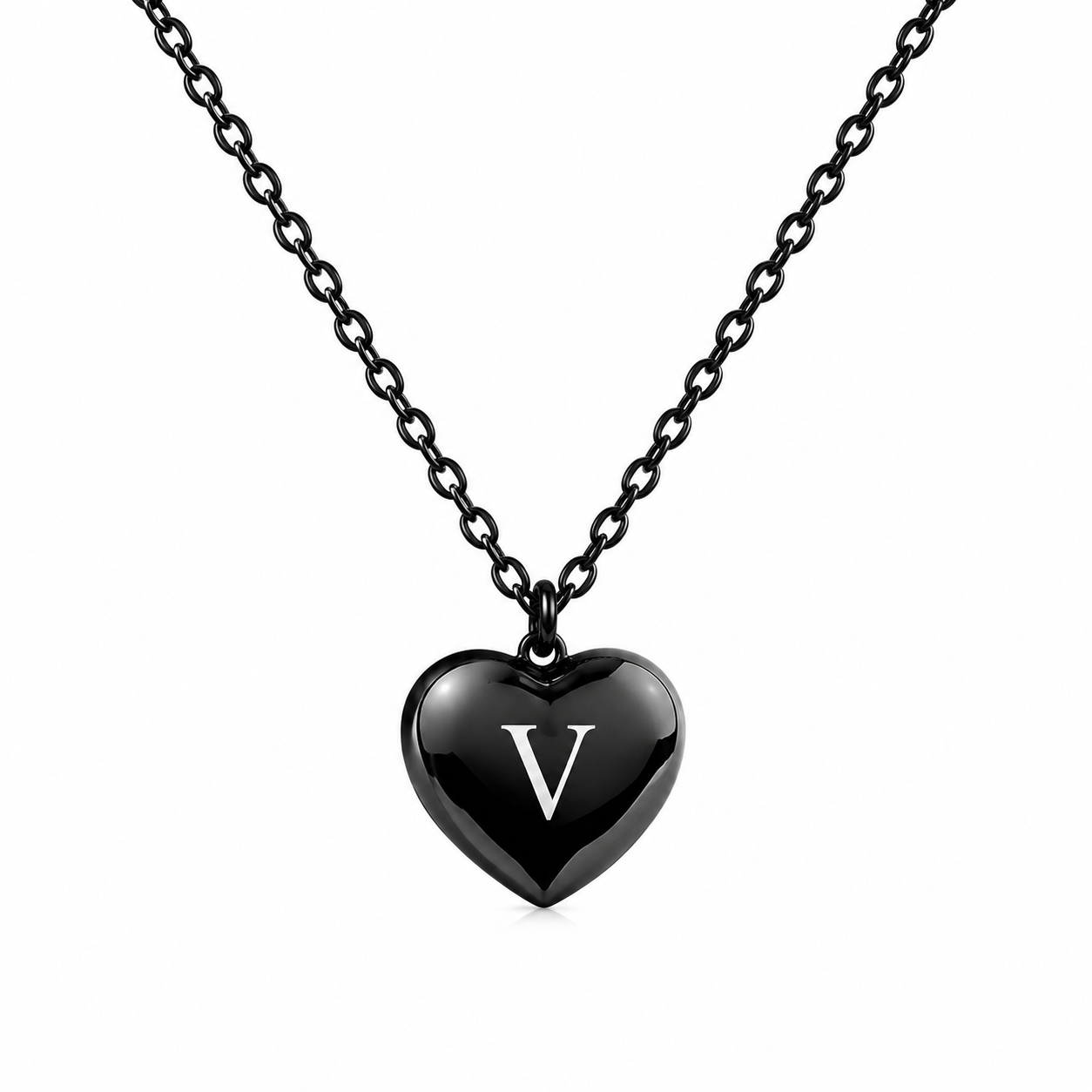 Collana a Cuore 3D Personalizzabile in Acciaio Inossidabile