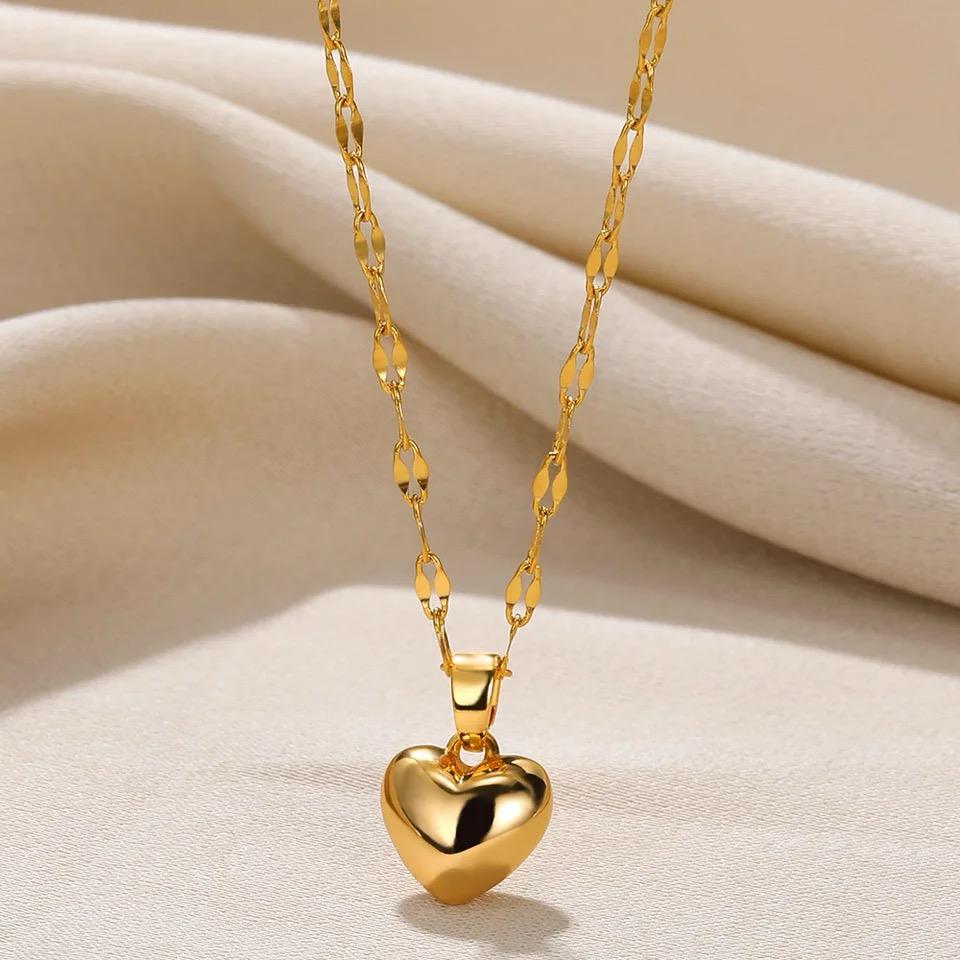 Collana cuore oro inciso®