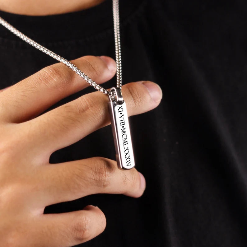 Gepersonaliseerde ketting voor mannen