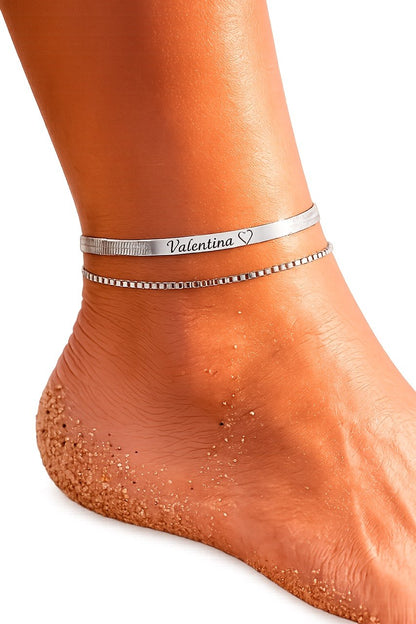 Cavigliera charm Personalizzata