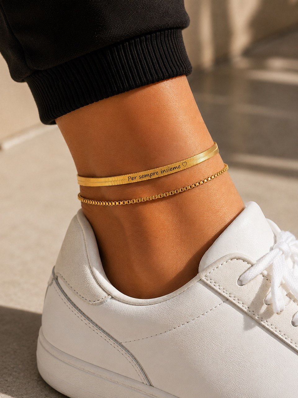 Cavigliera charm Personalizzata