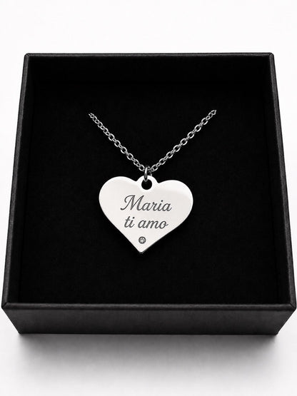 Collana Cuore soft Personalizzata