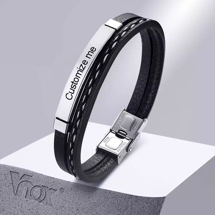 Bracciale in pelle personalizzato®